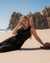 URBAN LUX Crochet Maxi Dress Black 2307 - View1