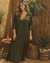 TURQUOISE COUTURE Maxi Dress with Crochet Detail Olive 02300089 - View1