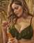 TURQUOISE COUTURE Haut de bikini plongeant bonnet D Solid Olive 01200048 - View1
