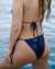 GUESS Bas de bikini noué aux hanches Infinity Galaxy Bleu galaxie E3GO10KBNI0 - View1