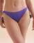 BLEU ROD BEATTIE Bas de bikini noué aux hanches Cool Breeze Teinte de violet RBCB23535H - View1