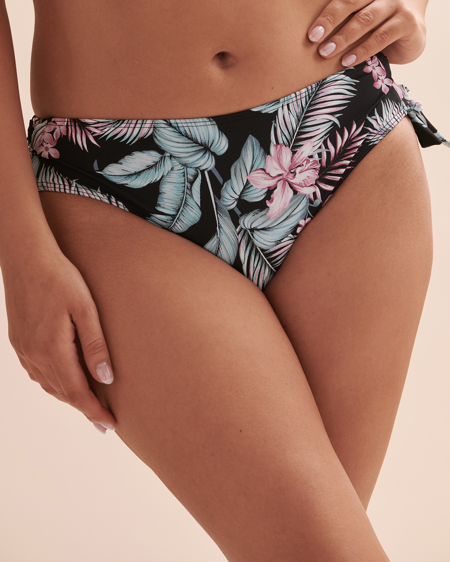 EAU DE SEA Bas de bikini noué aux hanches Tropical Imprimé floral 01300207 - Voir2