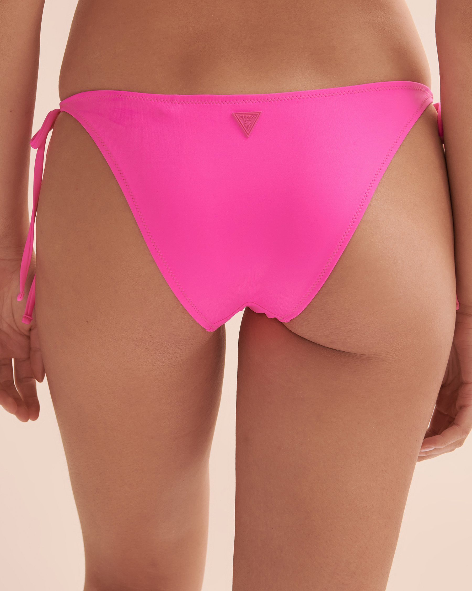 GUESS Monroe Pink Side Tie Bikini Bottom Monroe Pink E02O21LY00K - View7