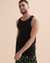 HAMABE Tank Top Black 04100011 - View1