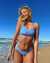 KULANI KINIS Bombshell Beach Bralette Bikini Top Ditsy print TOP121BOM - View1