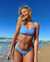 KULANI KINIS Bombshell Beach Bralette Bikini Top Ditsy print TOP121BOM - View1