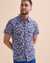 ISLANDHAZE Pineapple Short Sleeve Button-down Shirt Pineapple print MS322803 - View1