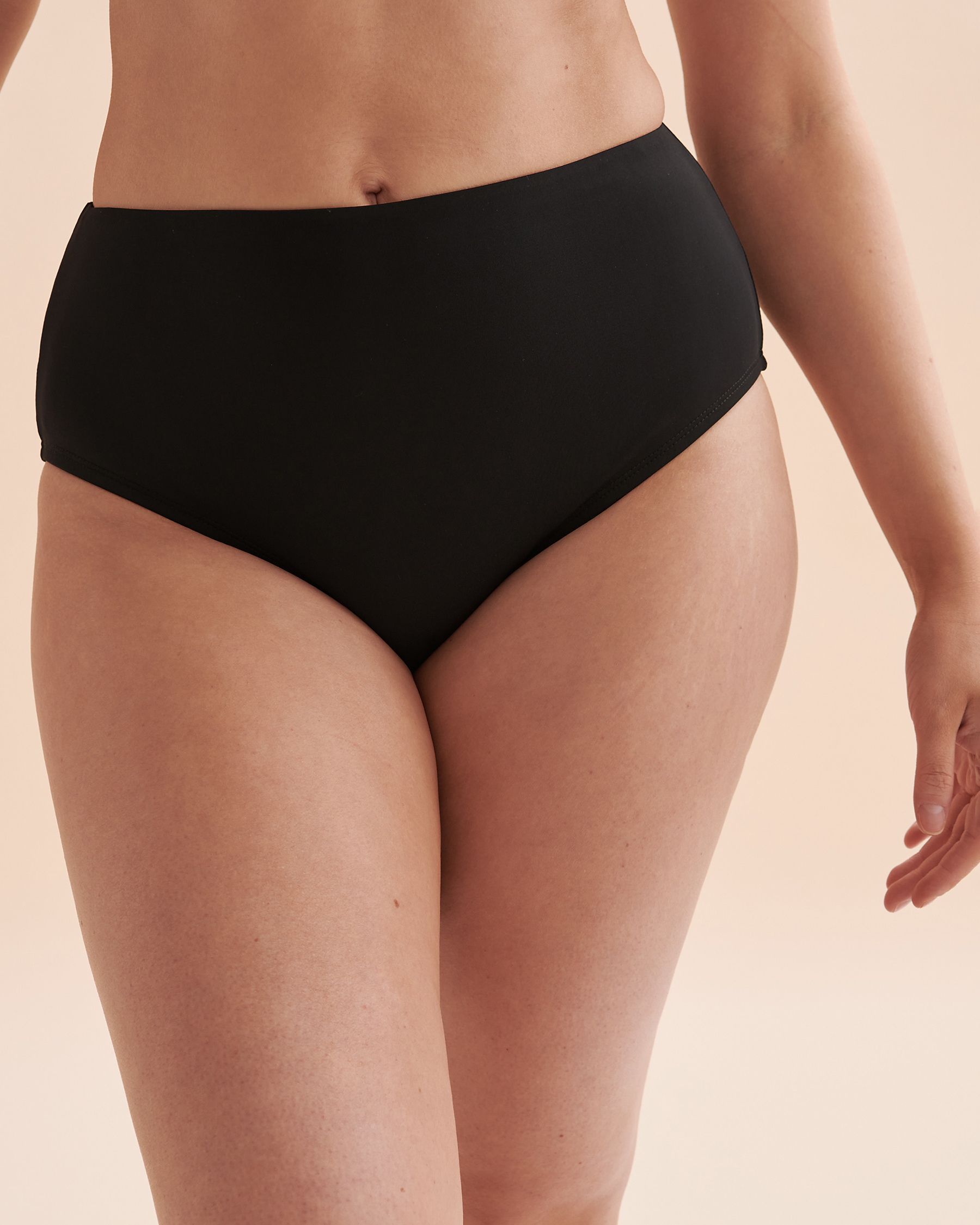 JANTZEN Solid Comfort Bikini Bottom Black JZ23171H - View1