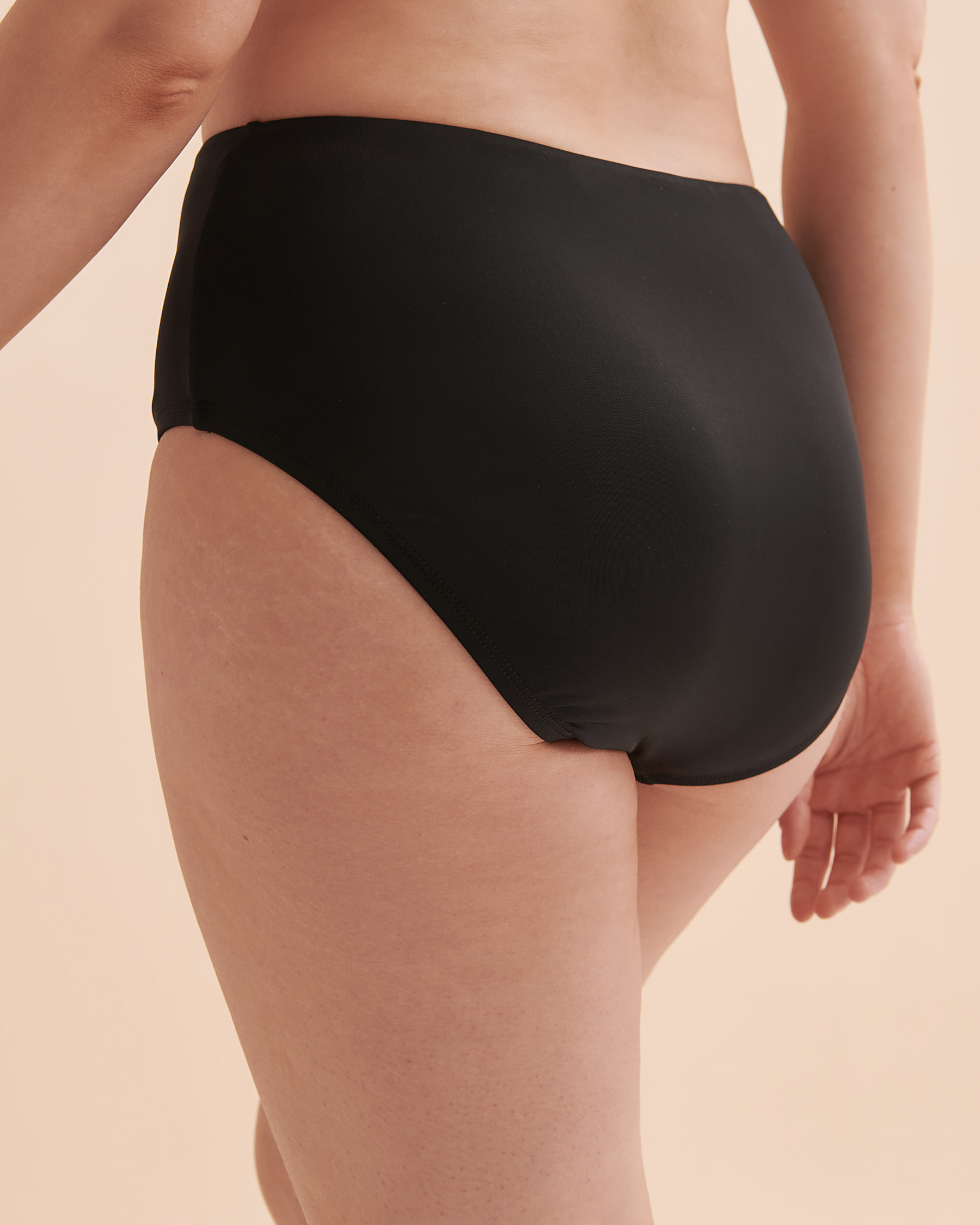 JANTZEN Solid Comfort Bikini Bottom Black JZ23171H - View2