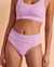 KULANI KINIS Bas de bikini taille haute Cheeky Hibiscus Haze Imprimé floral BOT222HIBH - View1