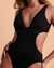 POLO RALPH LAUREN Maillot une-pièce à découpe Signature Solids Noir 21355417 - View1
