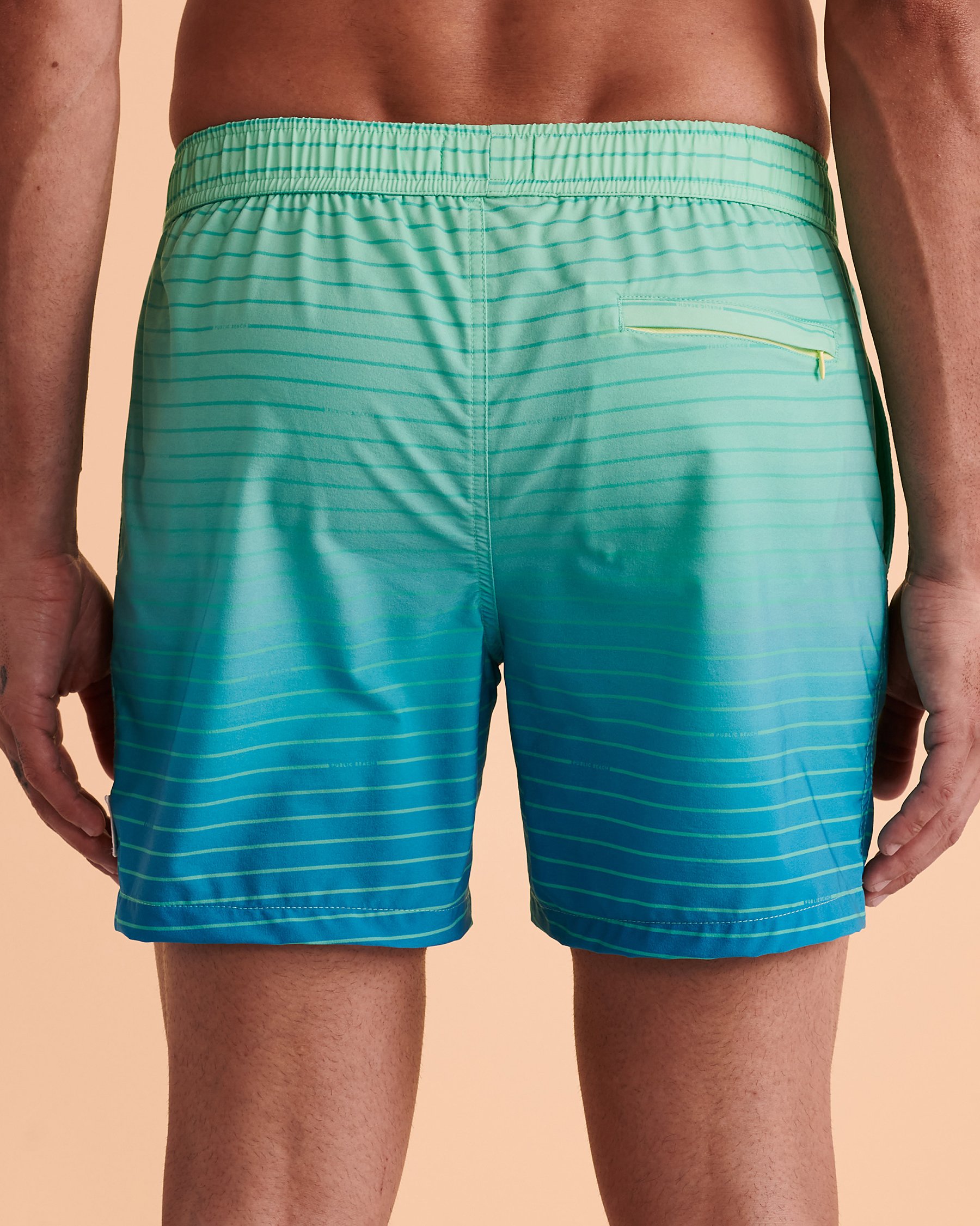 Stripe Fade Out Volley Swimsuit