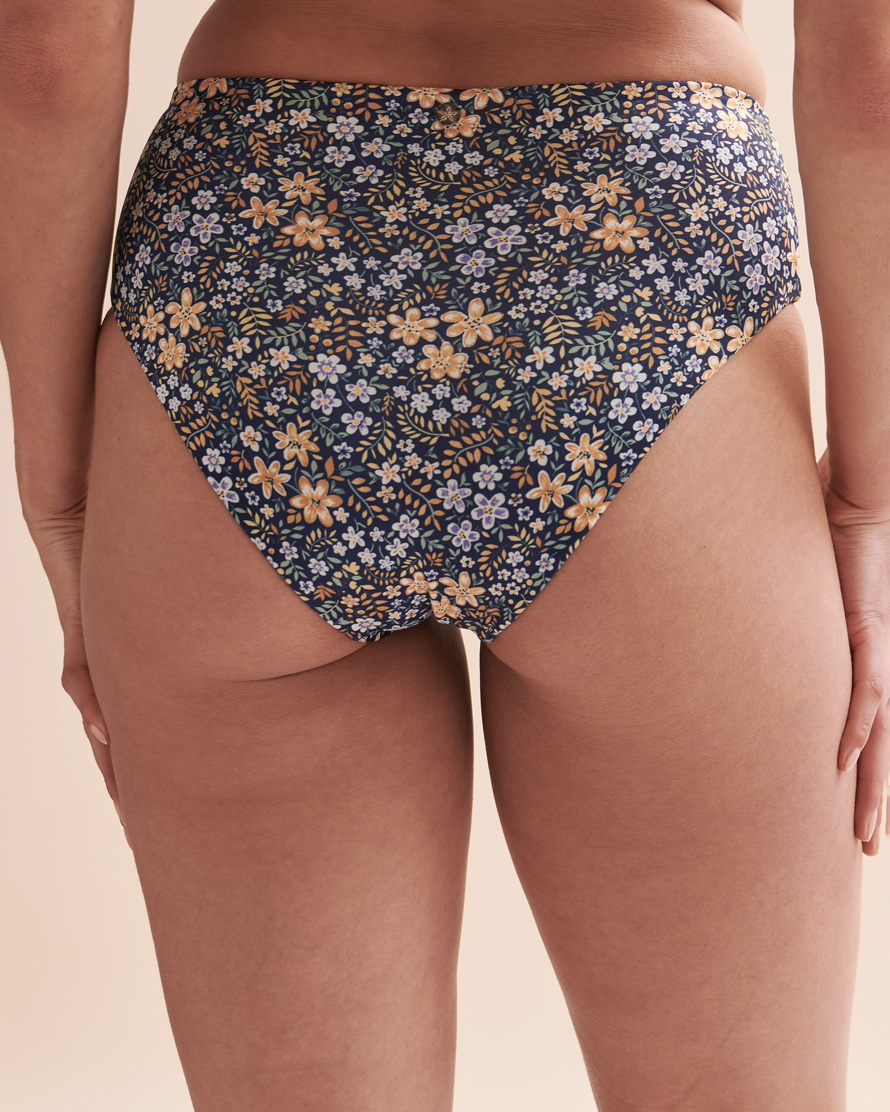QUINTSOUL Juno Beach Reversible High Waist Bikini Bottom Multi print W23655170 - View5