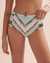 RIP CURL Bas de bikini taille haute Ripple effect Imprimé 06RWSW - View1