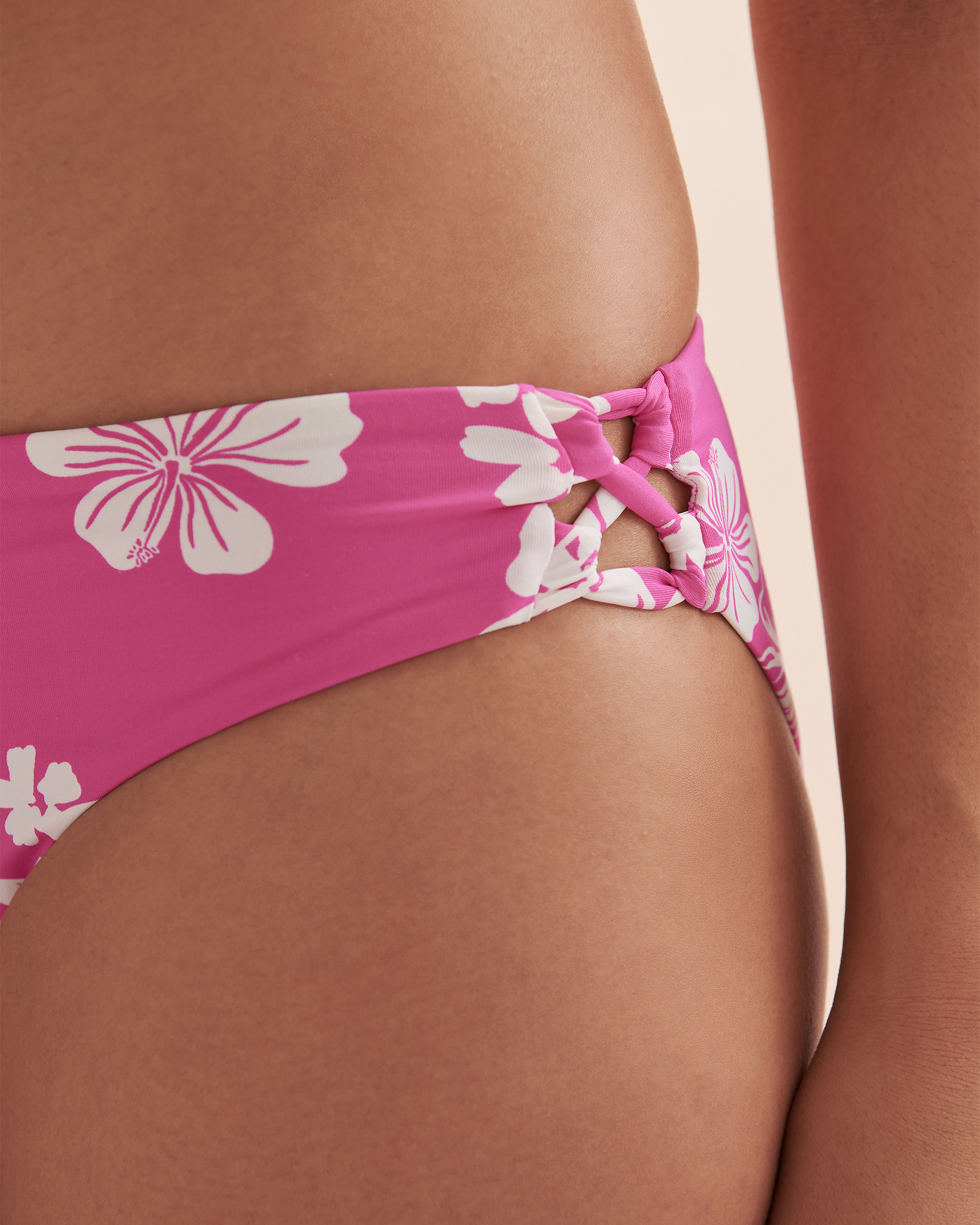 ROXY Beach Classics Hipster Bikini Bottom Bright Pink ERJX404602 - View3