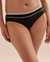 SEA LEVEL Elite Mid Waist Bikini Bottom Black SL4529EL - View1