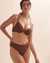 TROPIK Haut de bikini push-up Rib Marron 01100202 - View1