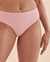 TROPIK Bas de bikini taille mi-haute Textured Rose pivoine 01300217 - View1