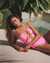 MAAJI Bombon Pink Reversible One-piece Swimsuit Rose candy 3571SOC001 - View1