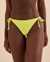BILLABONG Bas de bikini tanga noué aux hanches Sol Searcher Lime pâle ABJX400507 - View1