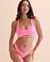 MAAJI Haut de bikini bralette réversible Bombon Pink Rose bonbon 3569SBR001 - View1