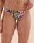 O'NEILL Reina Tropical Low Rise Bikini Bottom Tropical flowers and stripes SU3474006B - View1