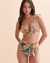 RIP CURL Brazilian Soul Triangle Bikini Top Tropical leaves 08CWSW - View1