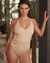 SANTEMARE Rib  V-Neck One-Piece Swimsuit Sand 01400033 - View1