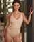 SANTEMARE Rib  V-Neck One-Piece Swimsuit Sand 01400033 - View1