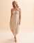 SANTEMARE Solid Bandeau Maxi Dress Sand 02300100 - View1