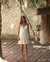 TROPIK Solid Sleeveless Dress with Crochet Details Snow White 02300097 - View1