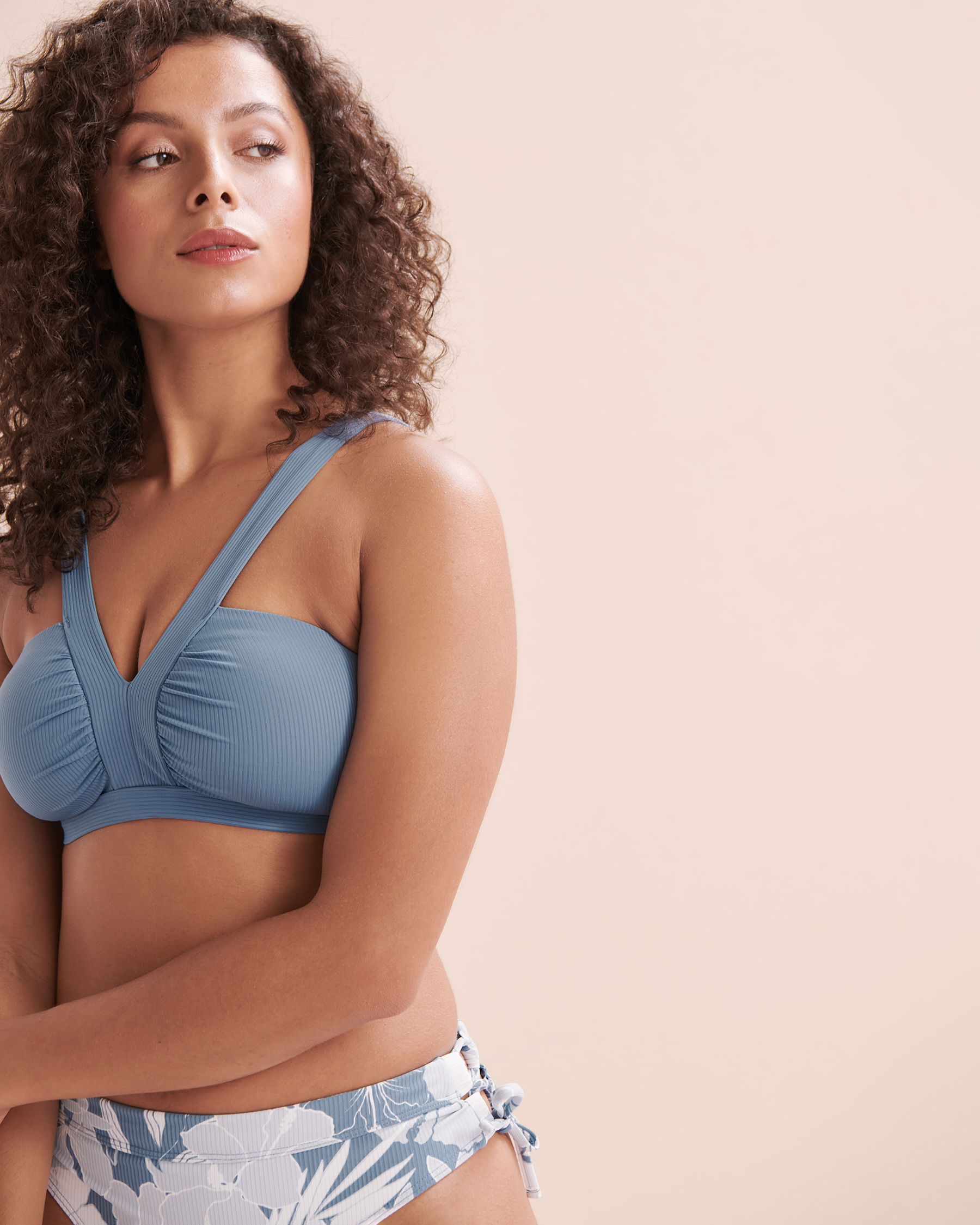 EAU DE SEA Oasis Bandeau Bikini Top Blue M EAU DE SEA