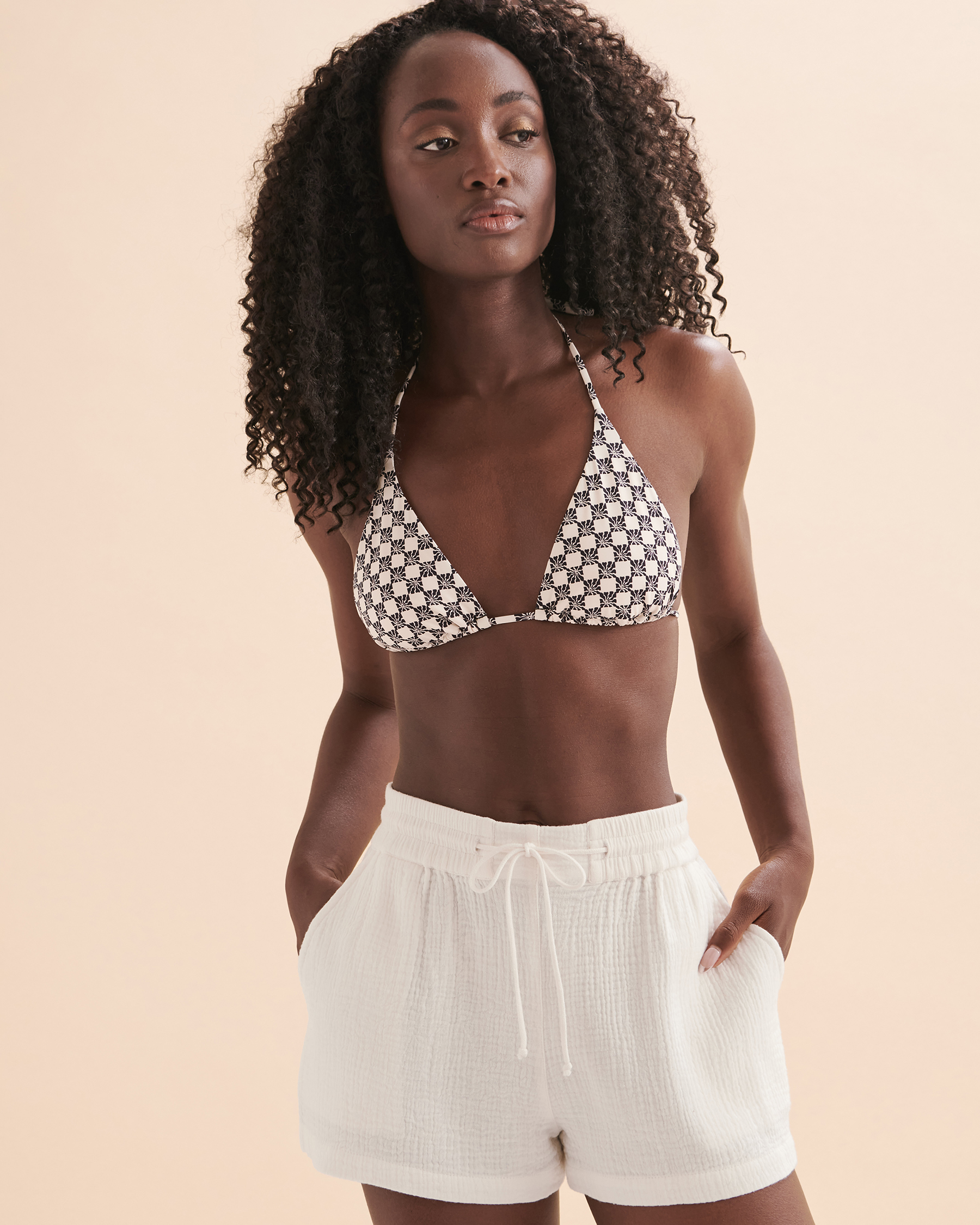 Crystal Bikini Cotton | Salt - Shorts Tripper Village Day Elastic BILLABONG