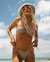 BILLABONG Cast A Spell Multi-Way Triangle Bikini Top Black Pebble ABJX300889 - View1