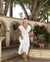 KOY RESORT Robe longue à volants Miami Luxe Blanc K24203-01 - View1