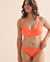 EIDON Sorbet Alexa D/DD/E Cup Textured Bralette Bikini Top Sour Peach 35213128D - View1