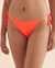EIDON Bas de bikini texturé noué aux hanches Tiki Sorbet Pêche 3521328 - View1