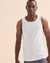 HAMABE Cotton Tank Top White 04100016 - View1