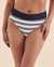 NAUTICA Bas de bikini à bande de taille pliable Set Sail Rayures bleues marines 8L4SS76 - View1