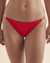 SANTEMARE Chain Brazilian Bikini Bottom Bright Red 01300260 - View1