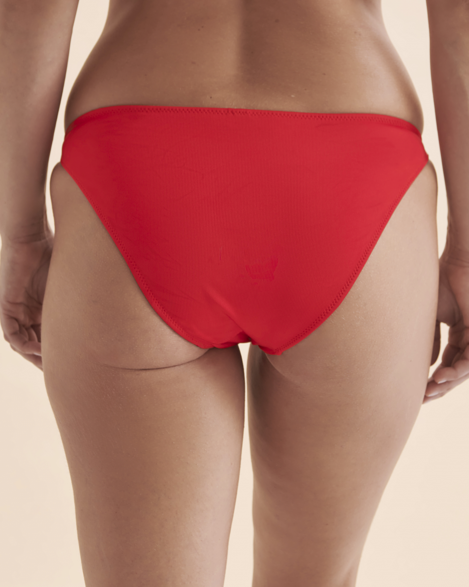 SANTEMARE Chain Brazilian Bikini Bottom Bright Red 01300260 - View4