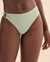 TROPIK Bas de bikini brésilien taille haute texturé Vert givré 01300267 - View1