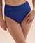 TURQUOISE COUTURE Bas de bikini taille haute plissée Blue azur 01300269 - View1