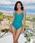 MIRACLESUIT Rock Solid Captivate One-piece Swimsuit Turquoise 6530050 - View1