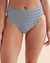 ANNE COLE Boardwalk Geo High Waist Bikini Bottom Geometric Blue 24MB37471 - View1