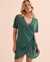 COVER ME Wrap Cover-Up Dress Green 24021102 - View1