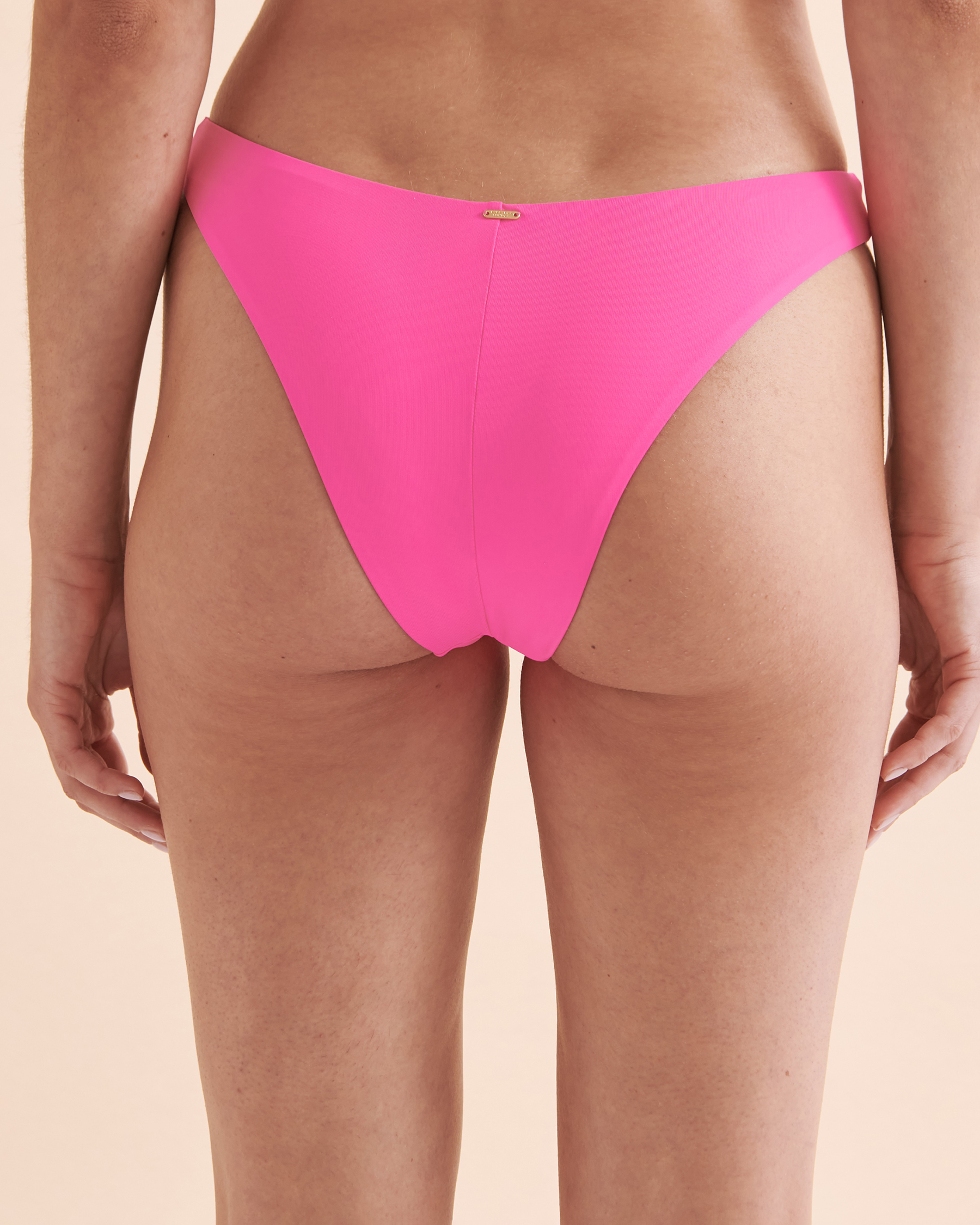EVERYDAY SUNDAY Sexy Neons High Leg Cheeky Bikini Bottom Flashy Pink ESBEAW02637 - View3