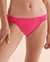 QUINTSOUL Ruched Side Bikini Bottom Raspberry W15195664 - View1
