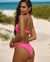 SEATONIC Neon Cut-out Side Thong Bikini Bottom Neon Pink 01300283 - View1