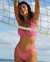 TROPIK Terry V-cut Thong Bikini Bottom Bright Pink 01300296 - View1